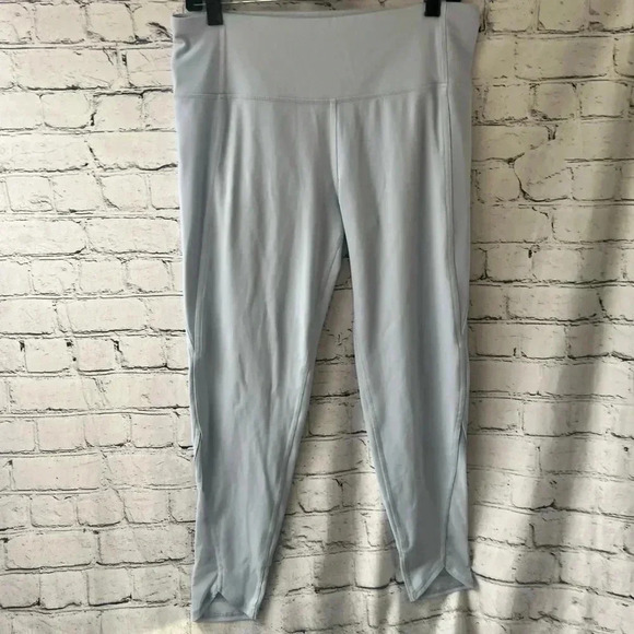 DSG Powder‎ Blue 7/8 Leggings High Waisted With Mesh Detail Size Large - Picture 1 of 11